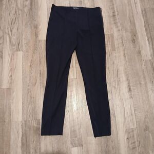 Gap Women's Bi-Stretch Side Zip Skinny Pants Trousers Size 06 R Navy